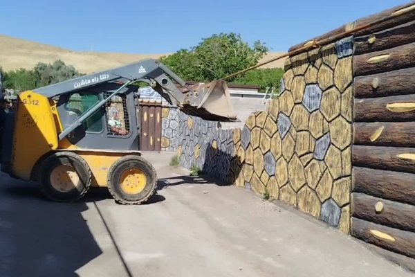 در اراضی باغی شهرستان اسکو