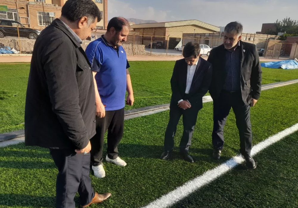 از چمن مصنوعی فوتبال  آذرشهر