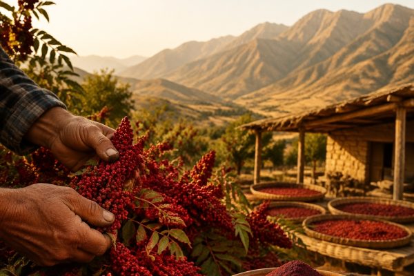 تولید سالانه بیش از ۳۸۰ تن سماق در آذربایجان شرقی/ رتبه چهارم کشور