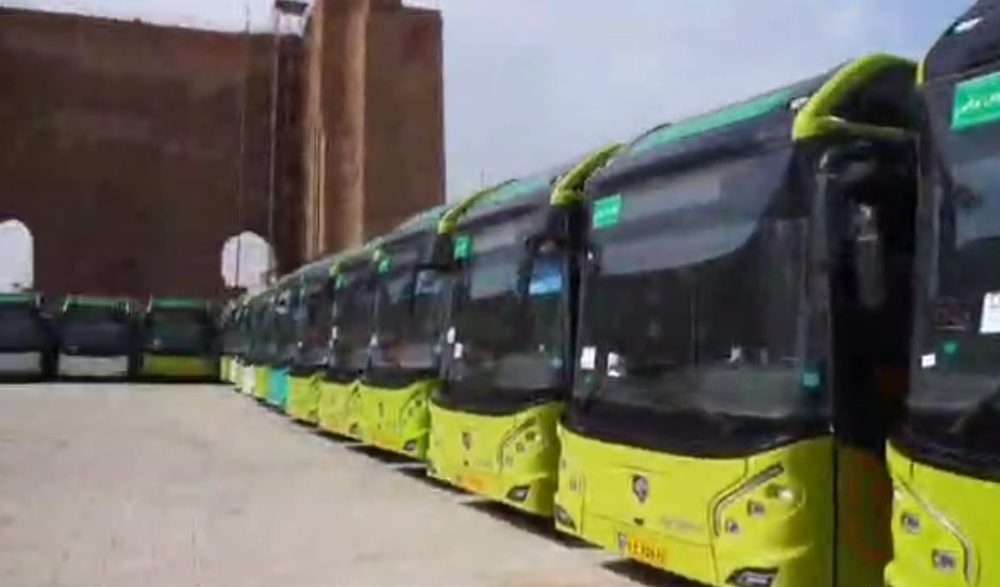 برقی در مسیر BRT تبریز