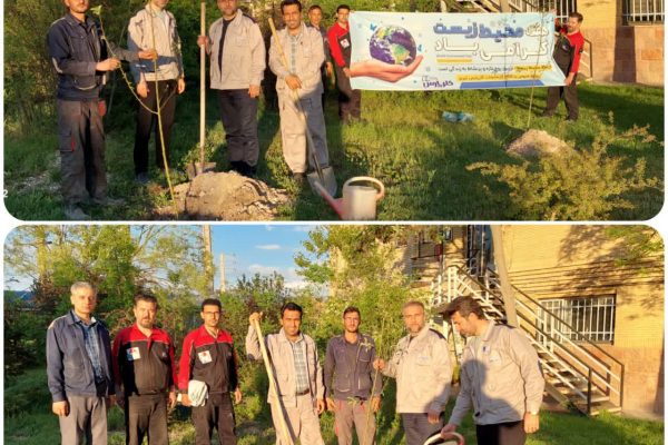 کاشت نهال در  شرکت کلرپارس