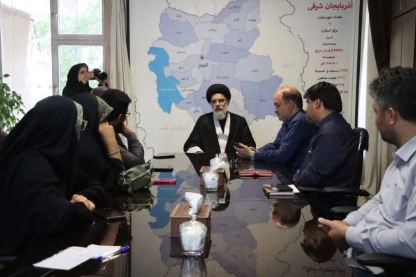 با اعضای خبرگزاری مهر آذربایجان شرقی